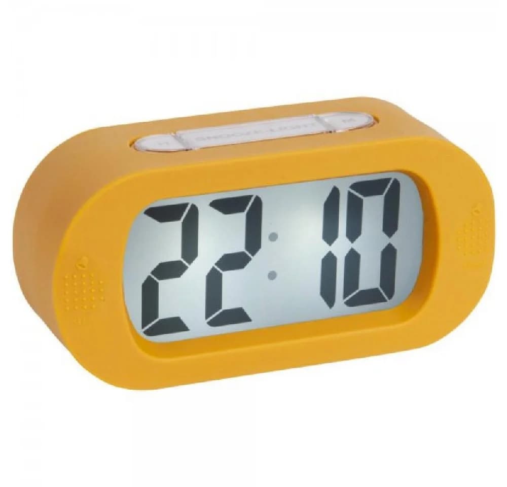 Karlsson Wecker Gummy Rubberized Ocker Yellow 14cm - Bild 2