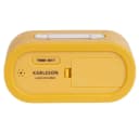 Karlsson Wecker Gummy Rubberized Ocker Yellow 14cm Bild 3