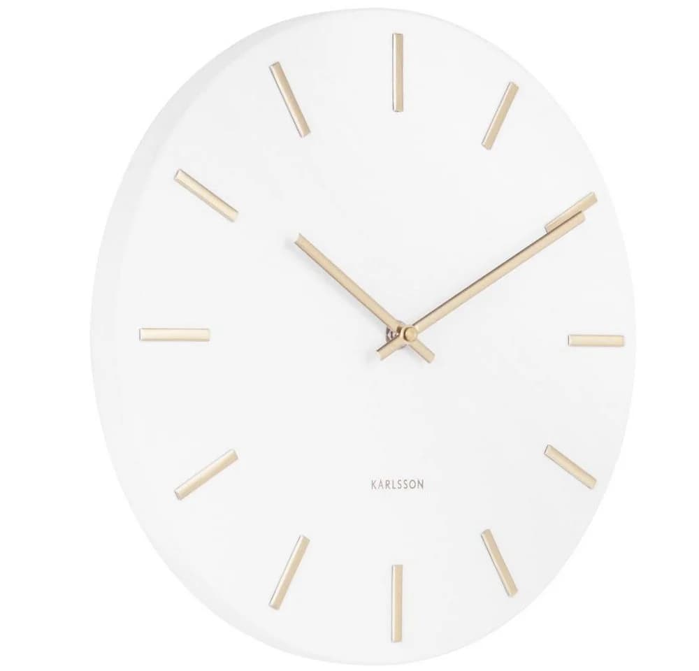 Karlsson Wanduhr Charm Weiß 30cm Modernes Design