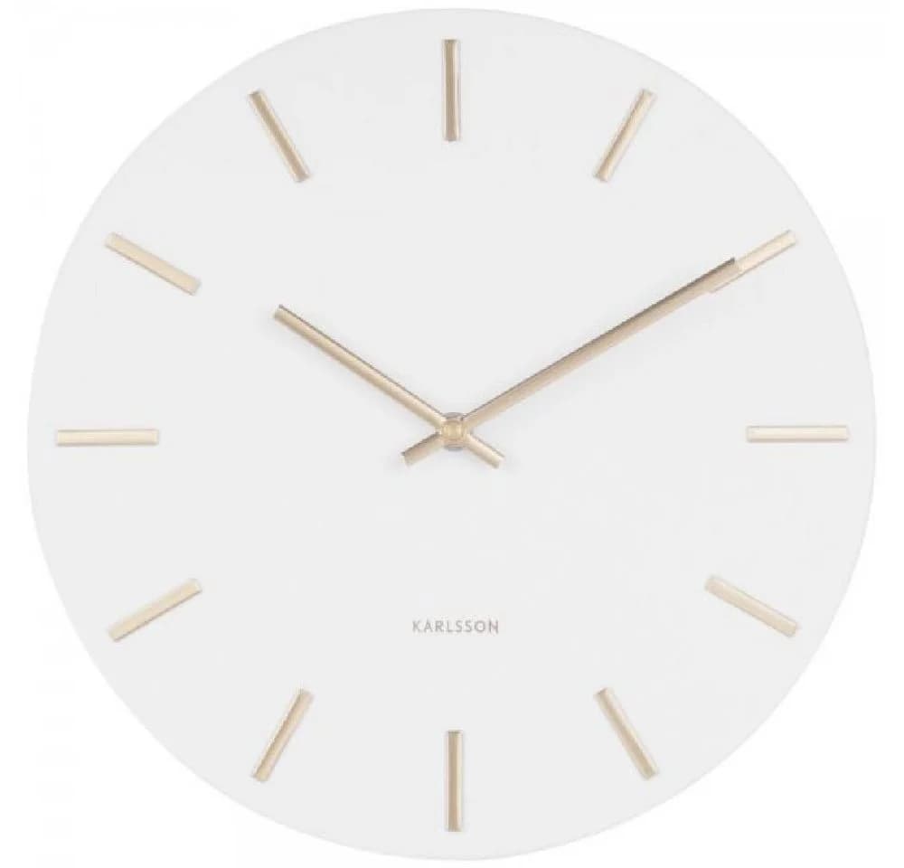 Karlsson Wanduhr Charm Weiß 30cm Modernes Design - Bild 2