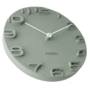 Karlsson Wanduhr On The Edge Jungle Green Chrome 42cm Bild 1
