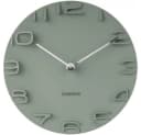 Karlsson Wanduhr On The Edge Jungle Green Chrome 42cm Bild 2