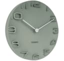 Karlsson Wanduhr On The Edge Jungle Green Chrome 42cm Bild 3