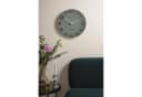 Karlsson Wanduhr On The Edge Jungle Green Chrome 42cm Bild 5