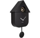 Karlsson Wanduhr Modern Cuckoo Schwarz Kunststoff 30cm Bild 1