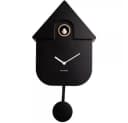 Karlsson Wanduhr Modern Cuckoo Schwarz Kunststoff 30cm Bild 2