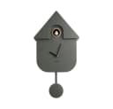 Karlsson Wanduhr Modern Cuckoo Olivgrün Kunststoff Bild 1