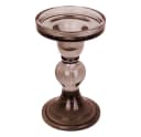 Present Time Kerzenlaterne MOSS Glas braun Bild 1