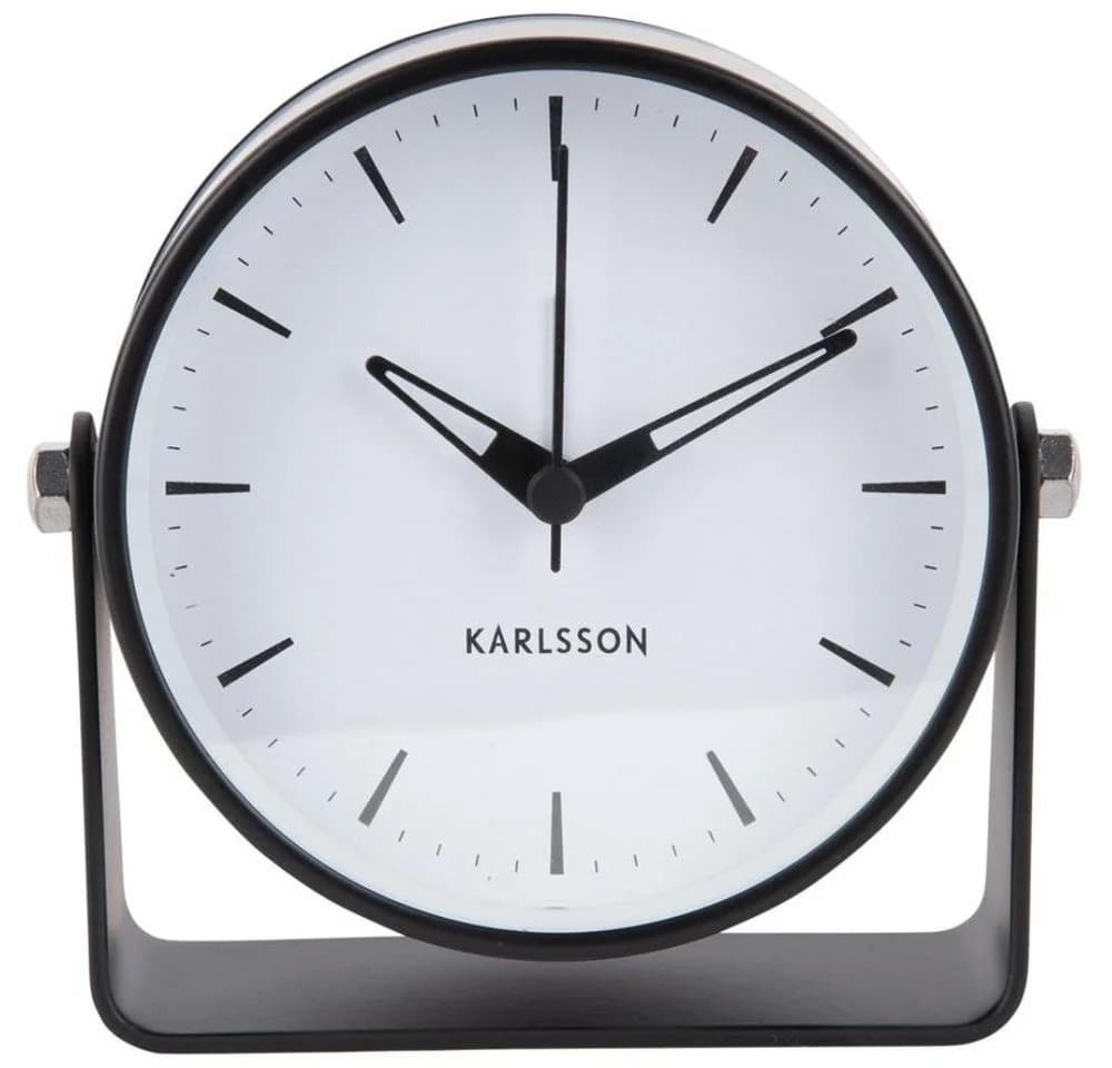 Karlsson Wecker Calm Metal Schwarz