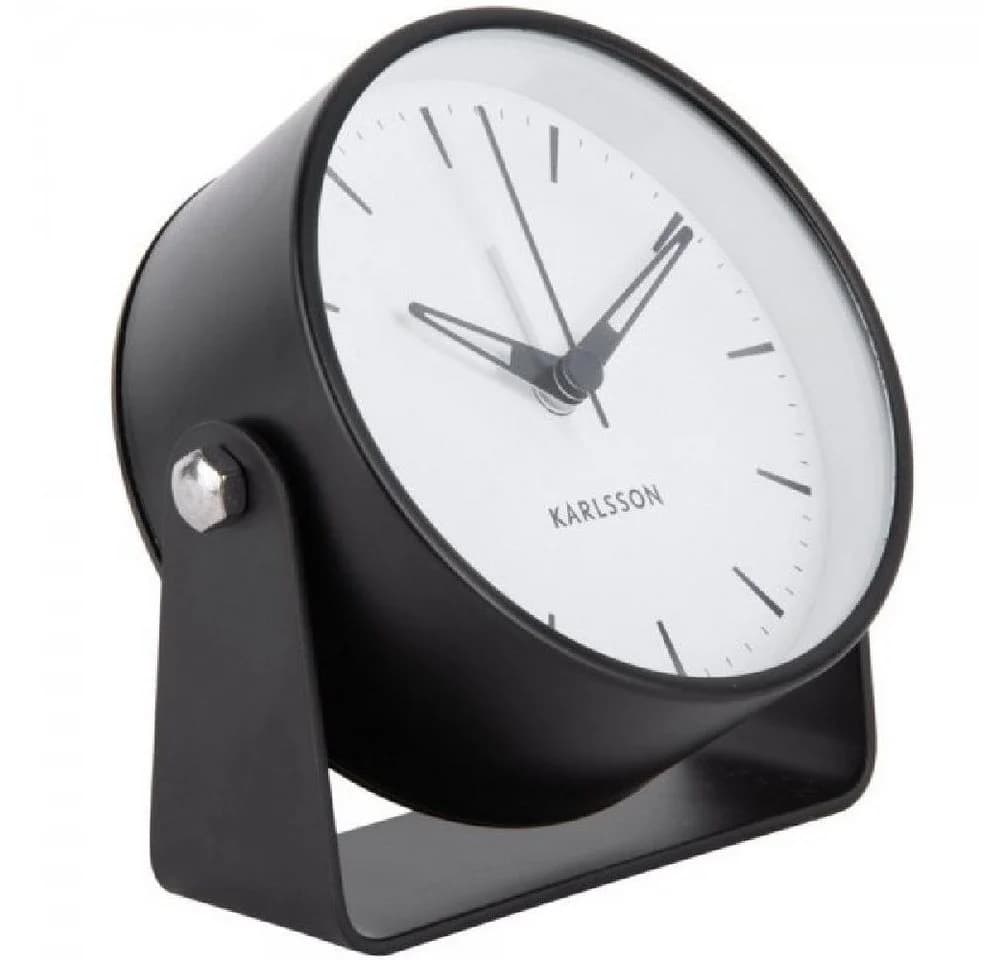 Karlsson Wecker Calm Metal Schwarz - Bild 2