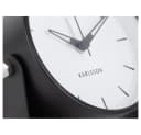 Karlsson Wecker Calm Metal Schwarz Bild 3