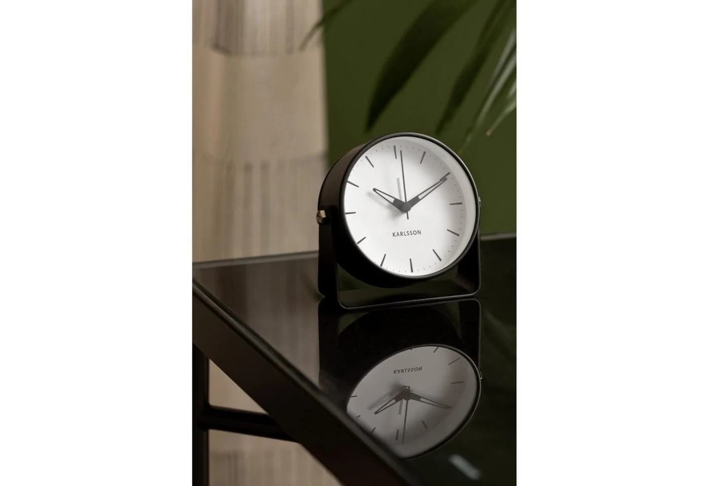 Karlsson Wecker Calm Metal Schwarz - Bild 4