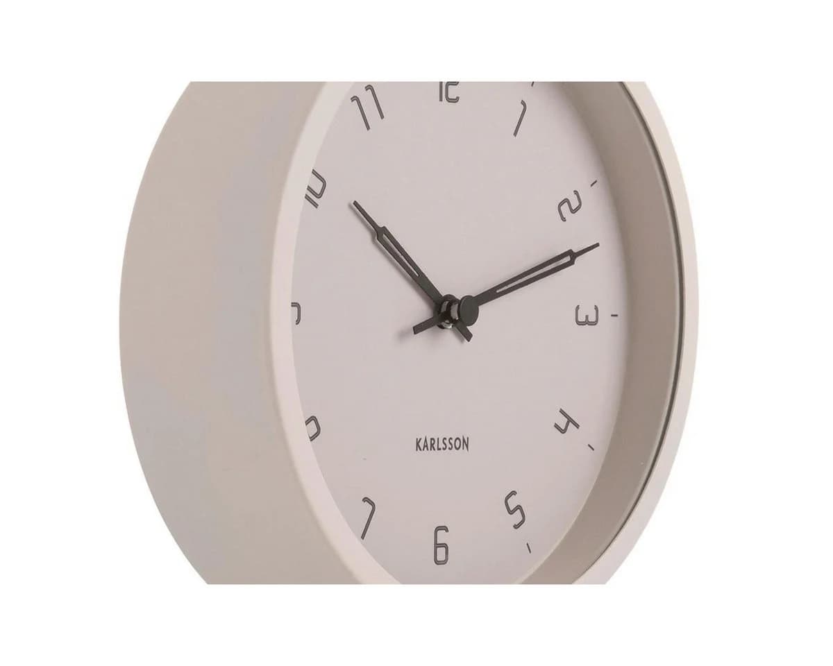 Karlsson Tischuhr Stark Iron Matt Warm Grey - Bild 4
