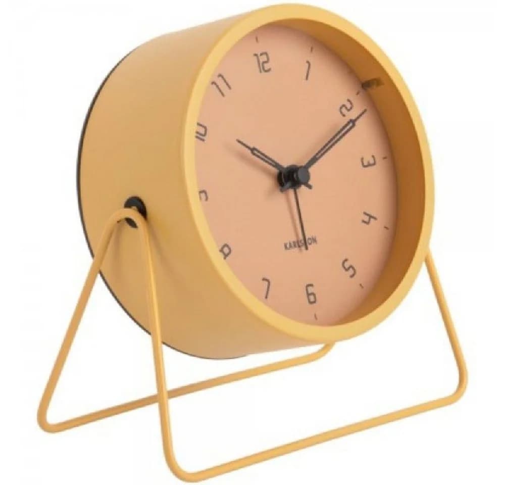 Karlsson Wecker Stark Iron Matt Honey Yellow Uhr - Bild 2