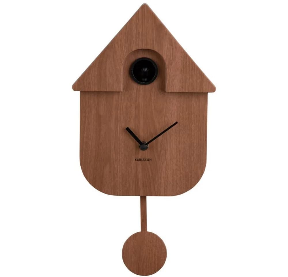 Karlsson Wanduhr Cuckoo Braun Kunststoff - Bild 3