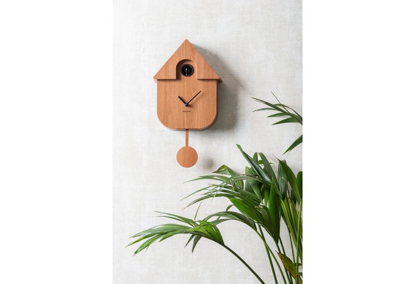Karlsson Wanduhr Cuckoo Braun Kunststoff - Bild 4