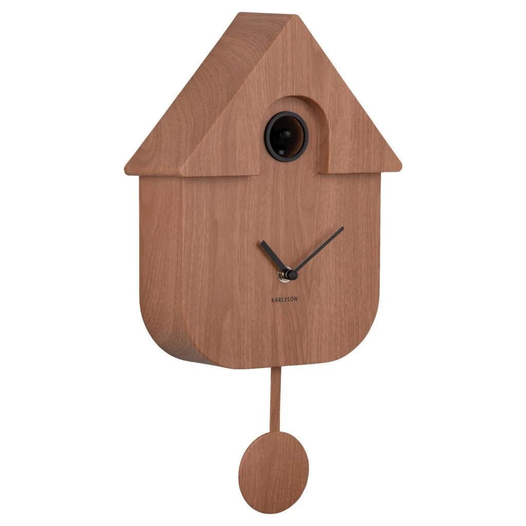 Karlsson Wanduhr Cuckoo Braun Kunststoff - Bild 5