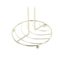 Present Time Küchenrollenhalter Wired Metal Gold Plated Bild 3