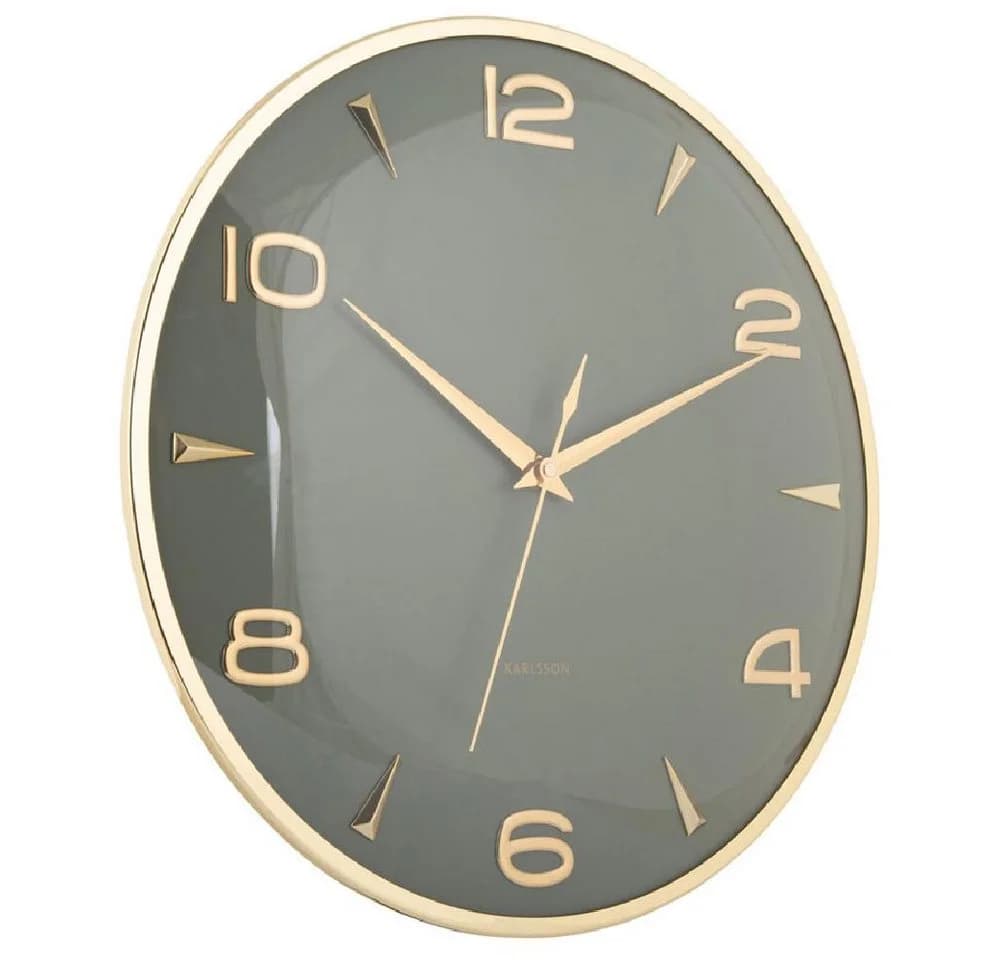 Karlsson Wanduhr Sienna Glow Jungle Green