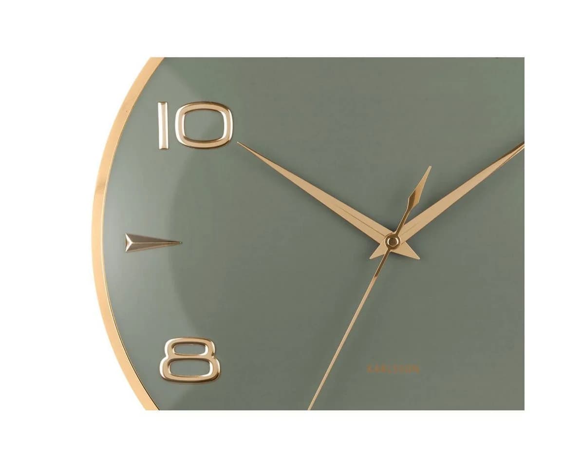 Karlsson Wanduhr Sienna Glow Jungle Green - Bild 3