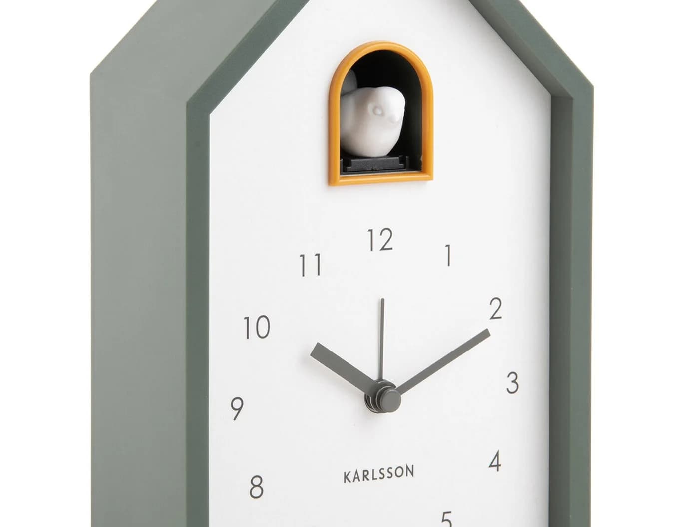 Karlsson Wecker Modern Cuckoo Weiß Mintgrau Kunststoff - Bild 3