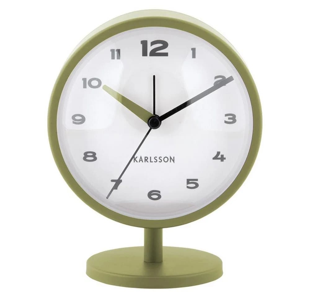 Karlsson Uhr Wecker Brisk Dome Army Green - Bild 1