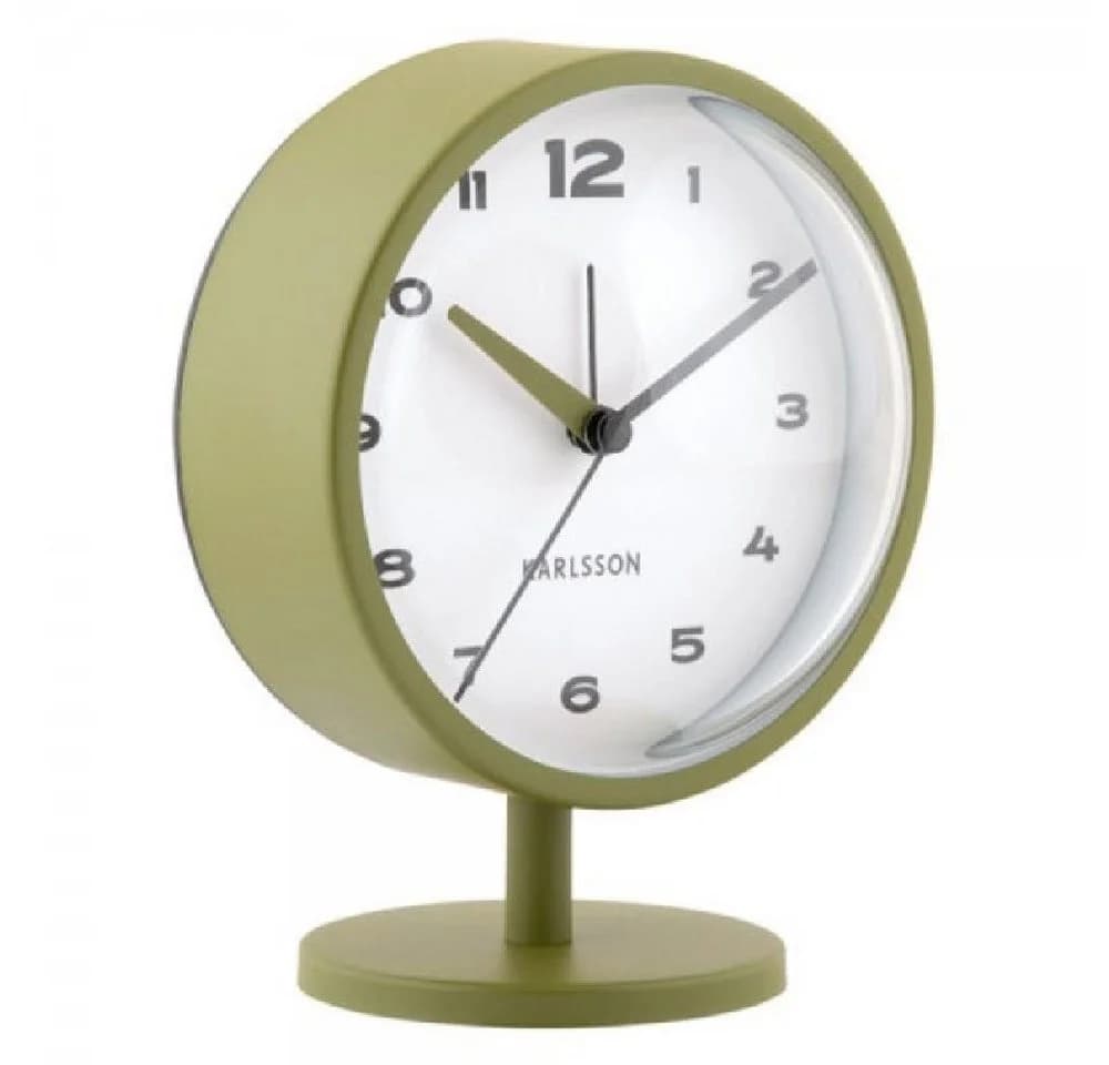 Karlsson Uhr Wecker Brisk Dome Army Green - Bild 2