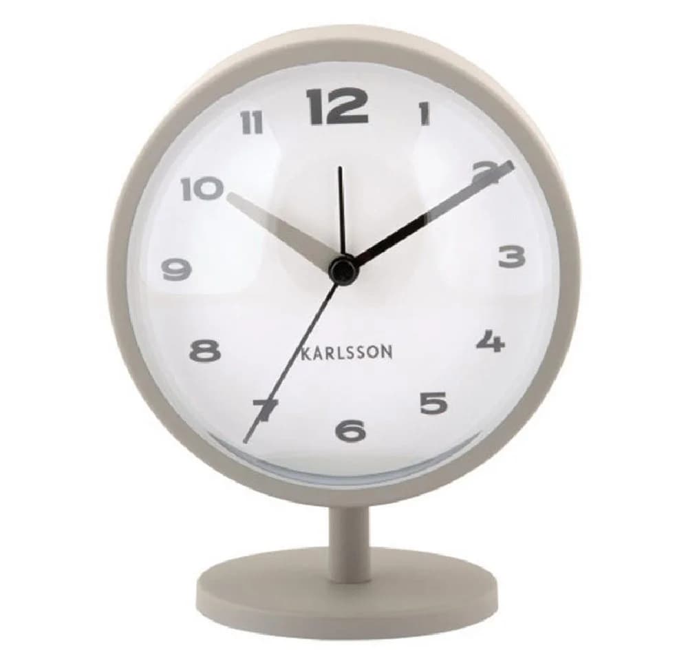 Karlsson Wecker Brisk Dome Alarm Clock Dark Grey