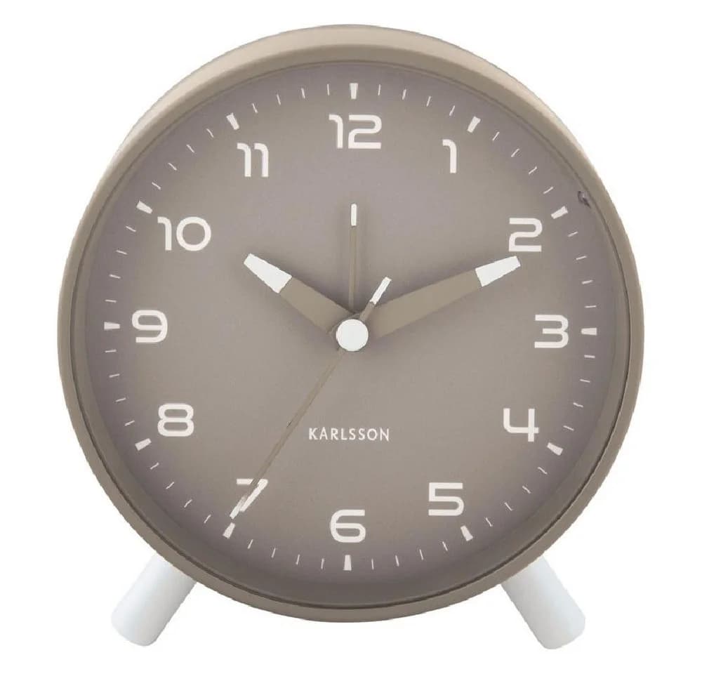 Karlsson Orgullo Wecker Dark Grey - Moderner Alarm Clock