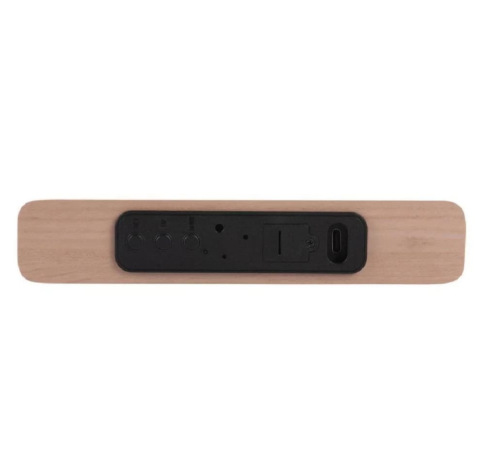 Karlsson Wecker Retro Flat LED mit Handy-Ladefunktion Gelb - Bild 3