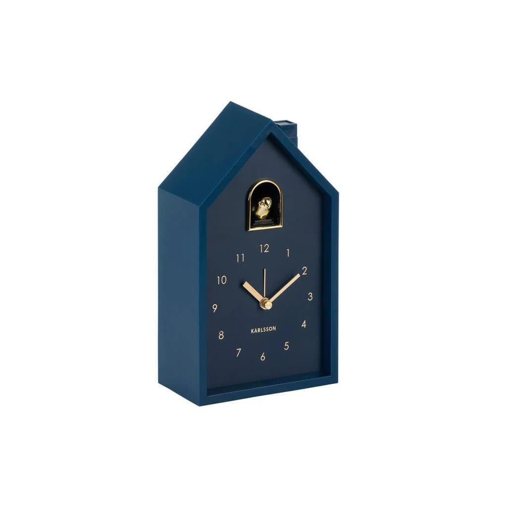 Karlsson Wecker Modern Cuckoo Dunkelblau Kunststoff