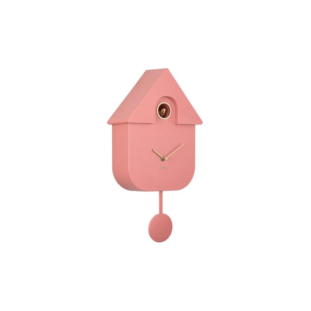 Karlsson Wanduhr Modern Cuckoo Altrosa Kunststoff