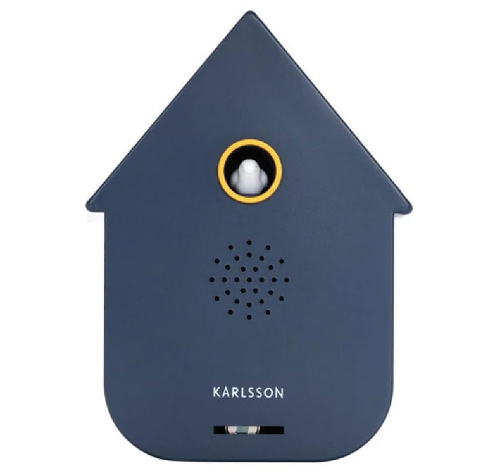 KARLSSON Soundbox Dekofigur mit Bewegungsmelder Modern Cuckoo Dark Blue