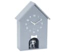 Karlsson Kuckucksuhr Dog House mit Hund Grau Bild 2