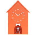 Karlsson Kuckucksuhr Dog House mit Hund Bright Orange Bild 1