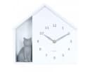 Karlsson Kuckucksuhr Katze Sitting Cat Weiß Bild 2