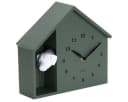 Karlsson Wanduhr Peeking Doggy Waldgrün Kunststoff Bild 2