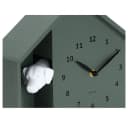 Karlsson Wanduhr Peeking Doggy Waldgrün Kunststoff Bild 3
