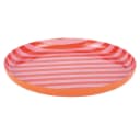 Present Time Tablett Animado Orange Rosa Gestreift 22cm Bild 1
