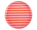 Present Time Tablett Animado Orange Rosa Gestreift 22cm Bild 2