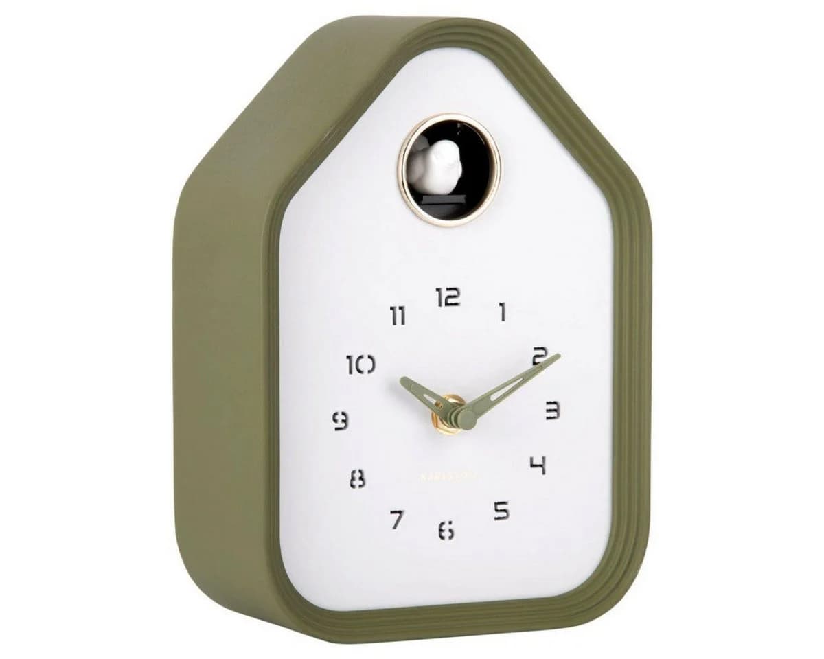 Karlsson Reina Cuckoo Tisch- oder Wanduhr Grün - Bild 2
