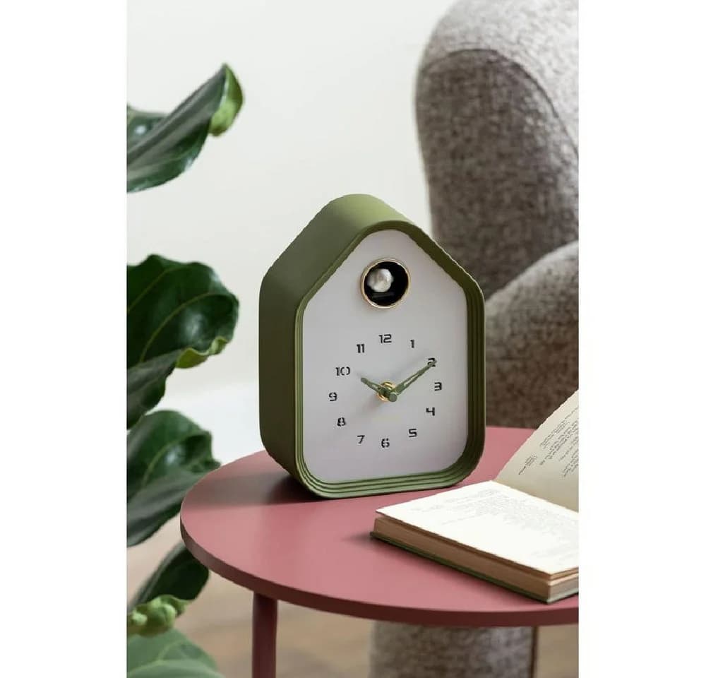 Karlsson Reina Cuckoo Tisch- oder Wanduhr Grün - Bild 3