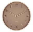 Karlsson Wanduhr Nervadura Rund Braun 40cm Bild 1