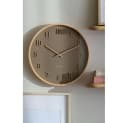 Karlsson Wanduhr Nervadura Rund Braun 40cm Bild 3