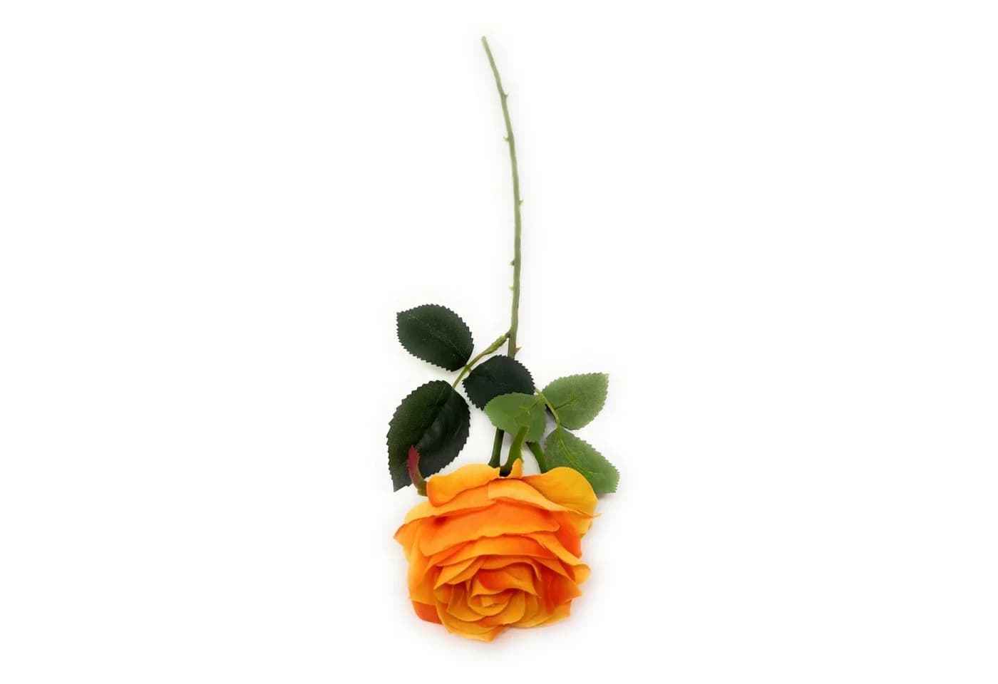 Kunstblume Rose Gelb-Orange Emerald - Bild 4