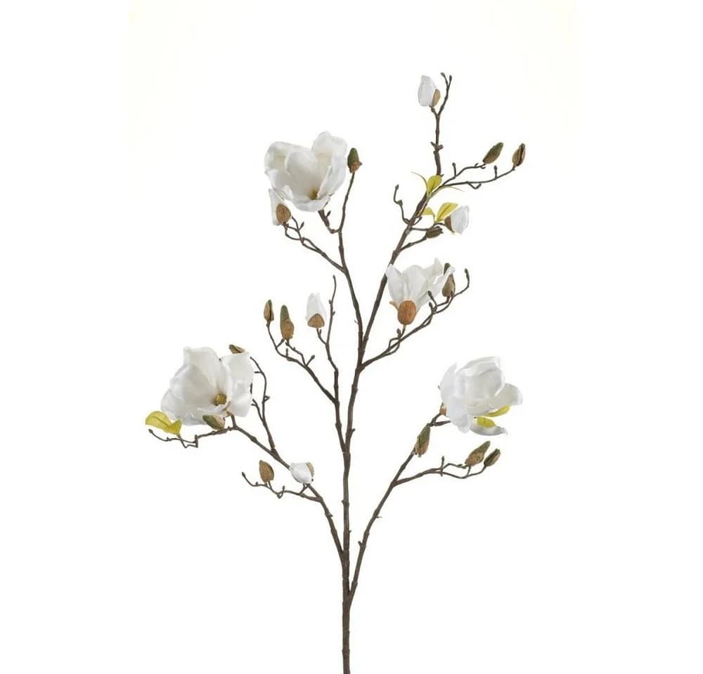 Kunstblume Magnolie Emerald Cremeweiß