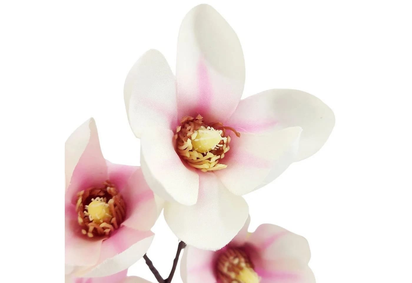 Kunstblume Blütenzweig Magnolie Rosa