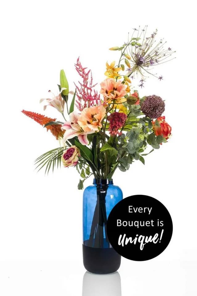 Emerald Kunstblumenstrauß Rosen Mix Mehrfarbig