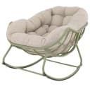 Lesli Living Schaukelstuhl COZY Beige/Grün Aluminium Bild 2