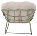 Lesli Living Schaukelstuhl COZY Beige/Grün Aluminium Bild 4